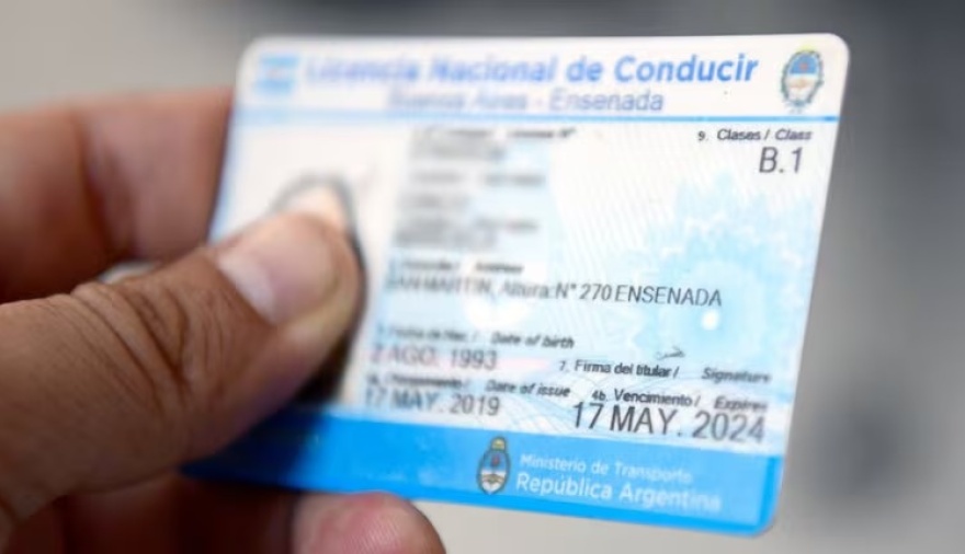 Licencia Nacional de conducir , puerto iguazu