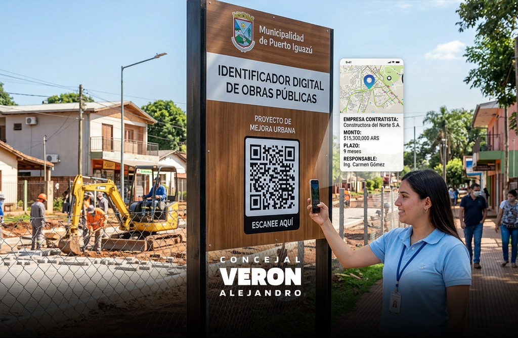 Identificador Digital de Obras Públicas en Puerto Iguazú