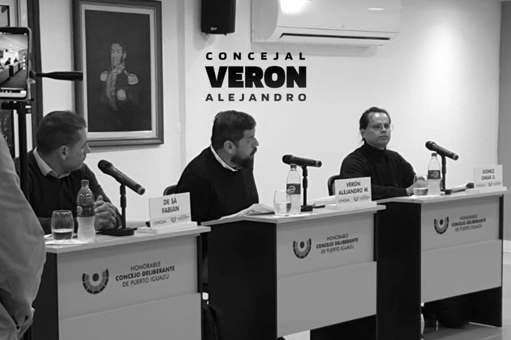 concejal Alejandro Veron de puerto iguazu