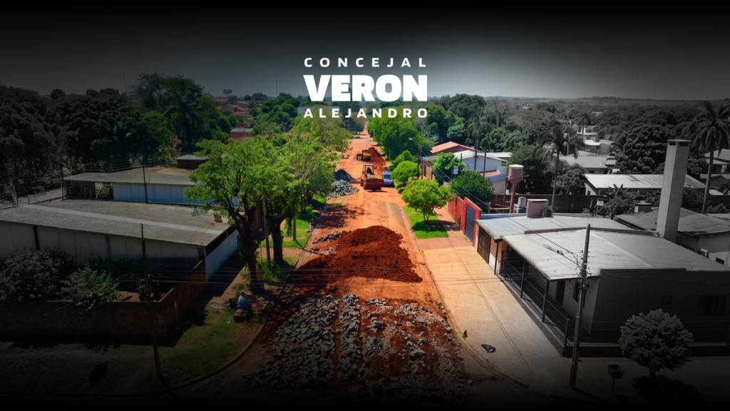 informe sobre obras de empedrado en puerto iguazú