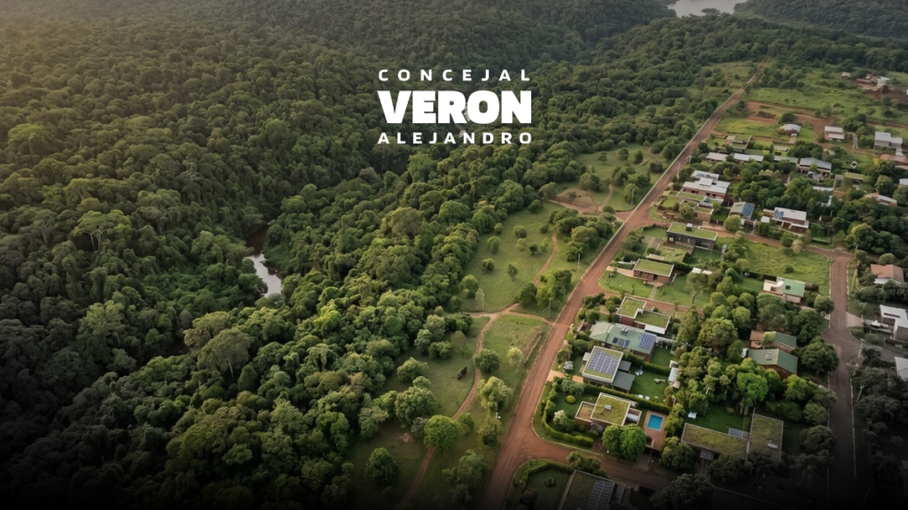 Zona de las 2000 hectareas en puerto iguazu , toma aerea , pedido de informe alejandro veron concejal